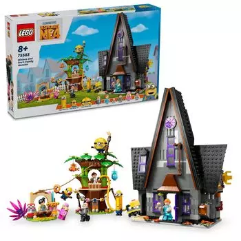 LEGO Minion Minion and Gru House Toy Игрушка Подарок на день рождения Блок Рождество Девочки Мальчики Дети 8 лет 9 лет 10 лет Начальная школа