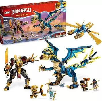 LEGO Ninjago 71796 Элементарный дракон против императрицы Мосс