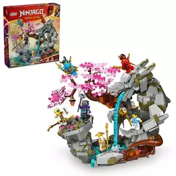 LEGO Ninjago Dragonstone Shrine Build and Display Ninja Toys включает в себя 6 игрушек Ninja Action Advanced Building Ninja, идея подарка на день рождения для мальчиков и девочек