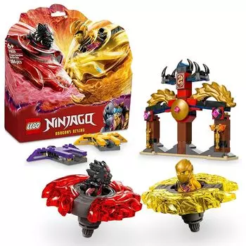 Lego ninjago дракон спинжитцу боевой набор игрушки игрушка подарок на день рождения блок образовательный мальчик девочка ребенок 6 лет 7 лет 8 лет 9 лет