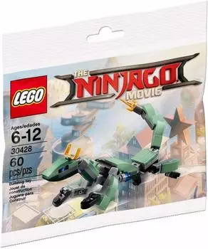 LEGO Ninjago Movie 30428 Green Ninja Mecha Dragon 60 Piece Mini Set in Polybag
