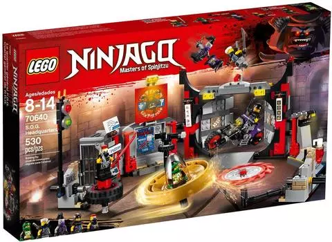 LEGO Ninjago Team Black Underground Dojo 70640 Garmadon s