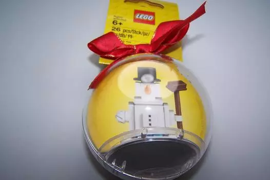LEGO ornament snowman