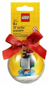 LEGO penguin holiday ornament