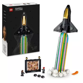 LEGO Pharrell Moon World Toy Подарок на день рождения Блок Валентина Мужчины Женщины Космос 10391 Уильямс