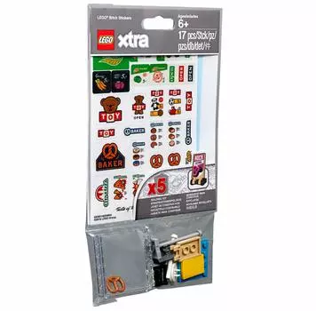 LEGO Signs and Decals Accessories 17 Total Pieces with 5 Decal Sheets (Xtra)
