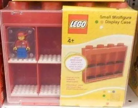 LEGO Small display case red Small Minifigure Display Case mini-figure
