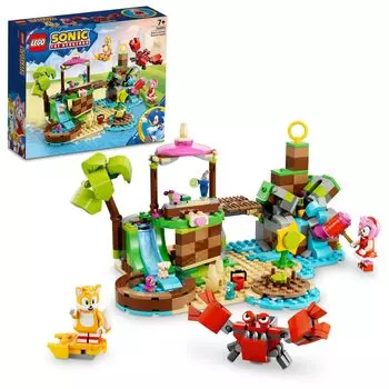 LEGO Sonic the Hedgehog Animal Rescue Island 76992 Игрушечный блок Настоящее видеоигра Приключения Мальчики Девочки 7 лет Эмми ~