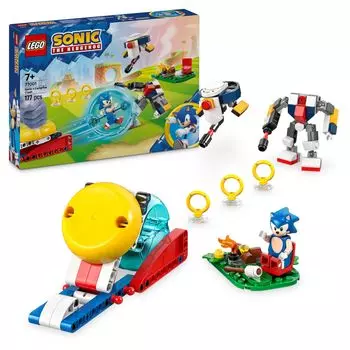 LEGO Sonic the Hedgehog Campfire Crash Toy Gift Birthday Block Boys Girls Kids 7 Years Old 8 Years Old 9 Years Old Начальная школа Игра 77001