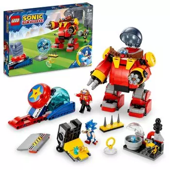 LEGO Sonic the Hedgehog Sonic Death Egg Robo Toy Игрушка Подарок на день рождения Блок Рождество Мальчики Девочки Дети 8 лет 9 лет 10 лет Начальная школа