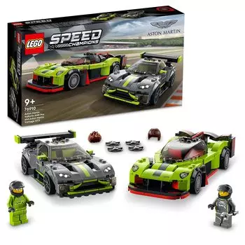 LEGO Speed Champion Aston Martin Valkyrie AMR Pro Aston Martin Vantage GT3 76910 Игрушечный блок Подарочная машина Машина Мальчики 9 лет и старше и