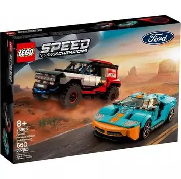 LEGO Speed Champions 76905 Ford GT Heritage Edition и Bronco R