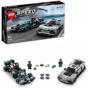 LEGO Speed Champions 76909 Mercedes-AMG F1 W12 E Performance и Mercedes-AMG ONE