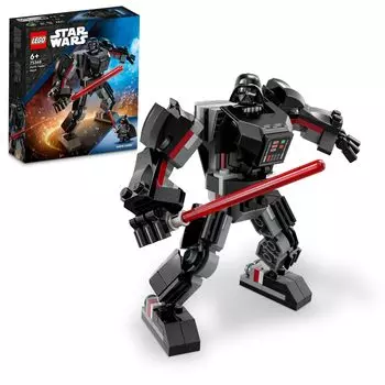 LEGO Star Wars Darth Mecha Suit Toy Подарок на день рождения Блок Образовательный Рождество Мальчики Девочки Дети 6 лет 7 лет 8 лет Космос 75368