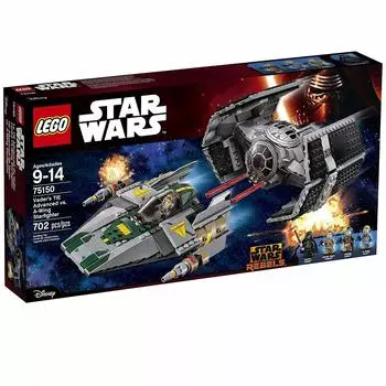 LEGO Star Wars Darth TIE Advanced vs Starfighter 75150 Vader s A-Wing