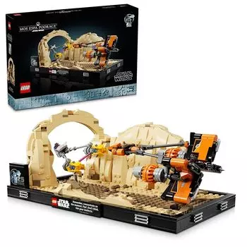 Lego star wars Mos Espa гоночные игрушки игрушка подарок на день рождения блок Рождество мужчина женщина вселенная 75380