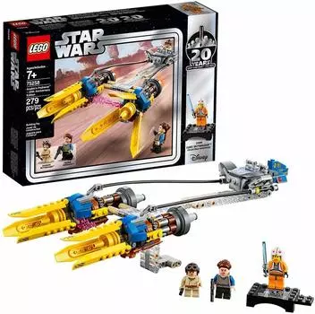 LEGO Star Wars Podracer 20th Anniversary Model 75258 Block Toy Boys Anakin s (TM) –