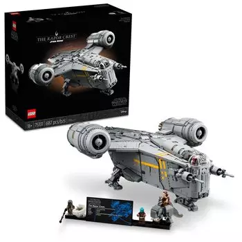 LEGO Star Wars Razor Crest UCS Set Ultimate Collector Series Starship Model Kit для взрослых Большая культовая мандалорская коллекционная памятная вещь 75331