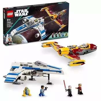 Lego star wars republic E крыло против. Игрушки Starfighter Шин Хати игрушка подарок на день рождения блок Рождество мальчик девочка ребенок 9 лет 10 лет 11 лет