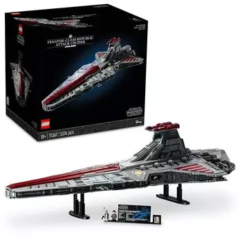 Lego star wars Venator-class Republic Attack Cruiser игрушки игрушка подарок на день рождения блок день матери день отца мужчина женщина вселенная 75367