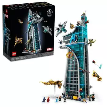LEGO Super Heroes Avengers Tower Toy Present Birthday Block Christmas Men Women Marvel Goods Figure 76269