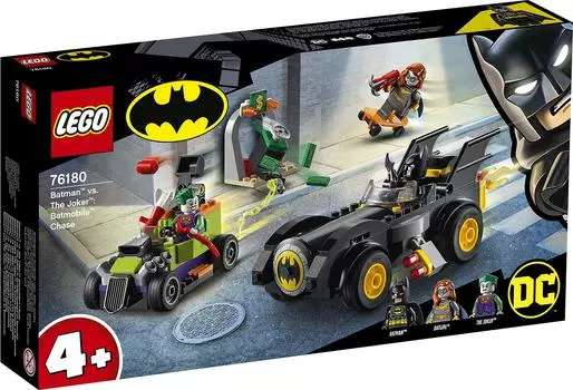 LEGO Super Heroes Бэтмен Бэтмобиль Погоня 76180 против. Джокер