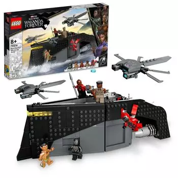 LEGO Super Heroes Marvel Black Battle on the Water 76214 Игрушечный блок Present Superhero American Comic Boys Ages 8 and Senior Panther