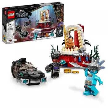 LEGO Super Heroes Marvel King Throne Room 76213 Игрушечный блок Present Superhero American Comics Ролевые игры для мальчиков от 7 лет и старше Namor s