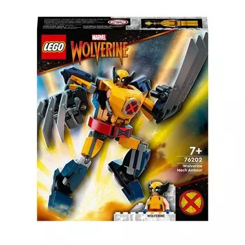 LEGO Super Heroes Росомаха Меха Костюм 76202 Игрушечный блок Подарочный супергерой Американские комиксы Sentai Hero Мальчики от 7 лет и старше