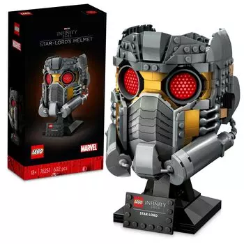 LEGO Super Heroes Шлем Игрушка Подарочный Блок Мальчики Девочки Подруга Парень Интерьер 76251 Звездный Лорд