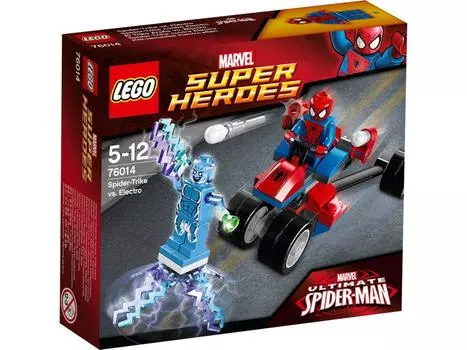 LEGO Super Heroes Spider Trike Electro 76014 vs.