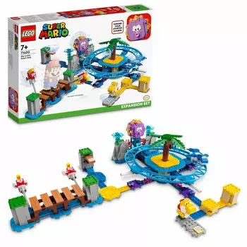 LEGO Super Mario Big Unira and Naminori Challenge 71400 Toy Block Present Видеоигра Мальчики Девочки 7 лет и старше Lifton s
