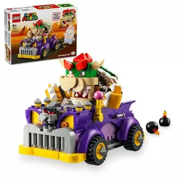 LEGO Super Mario Bowser Highway Car Toy Подарок на день рождения Блок Рождество Мальчики Девочки Дети 8 лет 9 лет 10 лет Начальная школа Марио
