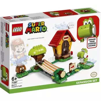 LEGO Super Mario Дом Йоши и Марио 71367 Игрушечный дом для видеоигр Дом для мальчиков Девочек от 6 лет и старше