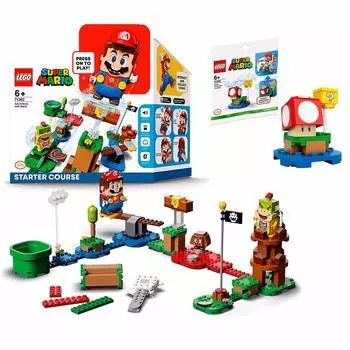 LEGO Super Mario LEGO Mario и начало приключений стартовый набор 71360 Мини-набор «Супергриб» в комплекте [Преимущества производителя] ~ +