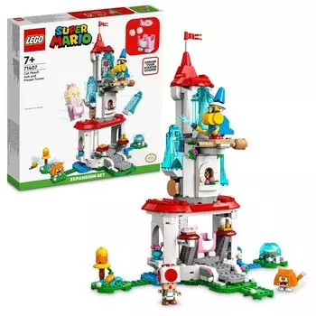 LEGO Super Mario Neko Peach Power Up и Kootato Challenge 71407 Игрушечный блок Present Видеоигра Мальчики Девочки 7 лет и старше