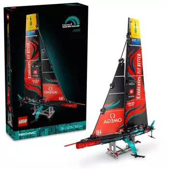 LEGO Technic Emirates Team New Zealand AC75 Яхта Игрушка Подарок на День Рождения Блок Рождество Мужчины Женщины Лодка Корабль 42174
