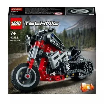 LEGO Technic Motorcycle 42132 Игрушечный блок Present Motorcycle STEM Образовательный конструктор для мальчиков от 7 лет и старше