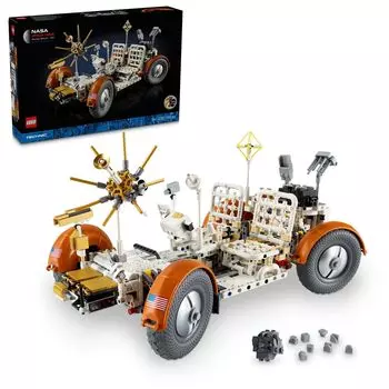 LEGO Technic NASA Apollo Lunar Rover LRV Игрушка Подарок на День Рождения Блок Рождество Мужчины Женщины Космический Транспорт Автомобиль Мини-Автомобиль 42182 -