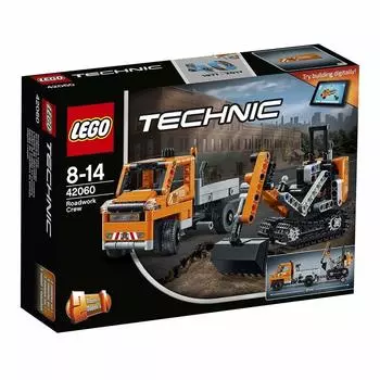 LEGO Technic Road Construction Truck Excavator 42060 &