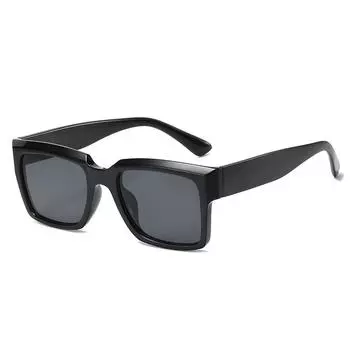Lei S Sunglasses, Retro Square Simple Glasses Men, Street Photography Literary Sunglasses Women Regular