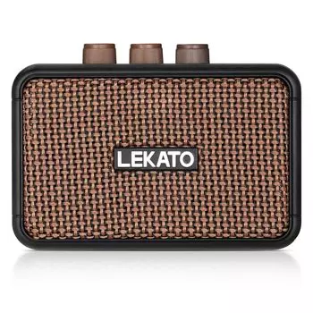 LEKATO Гитарный усилитель 5 Вт Усилитель для электрогитары Bluetooth Channel 2 звуковых канала Оснащен разъемом для наушников для домашних занятий на японском языке