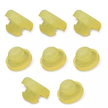 lekudo 8pcs Car Brake Clutch Pedal Stopper Plug Rubber Scratch Resistant Abrasion Resistant Shock 8 PCS