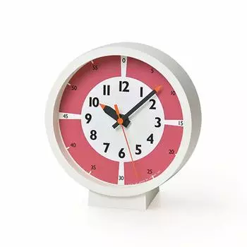 Lemnos Настольные часы Аналоговые Веселые часы с четырьмя настольными подвесными Детские Lemnos 15см Красный цвет! YD18-05RE Диаметр красный