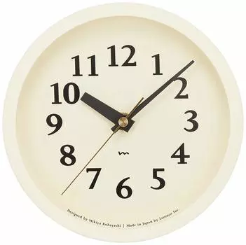 Lemnos Настольные часы Радиочасы Ivory M Clock M Clock IV Lemnos MK14-04 слоновая кость