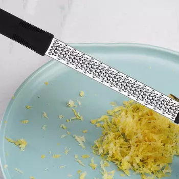 Lemon Shredder Easy to Clean AntiSlip Flat Stainless Steel Tool Gadget Cheese Grater for Restaurant