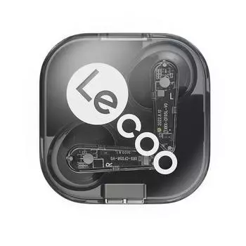 Lenovo Lecoo EW302 Беспроводные наушники TWS Bluetooth 5,3 Hi-Fi музыкальная гарнитура с цифровым дисплеем Игровые наушники
