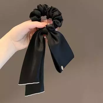 Лента на голову во французском стиле, маленькая ароматная повязка на голову, высококачественный атласный бант, аксессуар для волос, спортивный