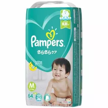 [Лента размера M] Подгузник Pampers Smooth Care (6~11 кг) 64 штуки