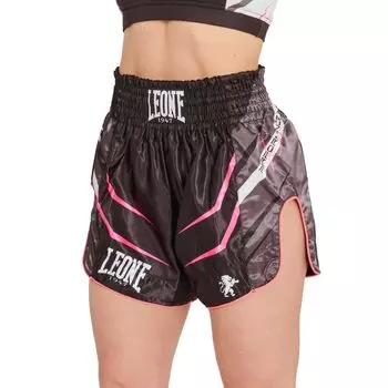 Leone 1947 Muay Thai Kickboxing Shorts REVO FLUO W Black/Pink